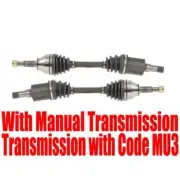 Front Axles for Chevrolet Cobalt & HHR 08-10 Manual Transmission with Code MU3