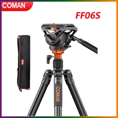 COMAN FF06S Q6 Quick Release Alloy DSLR Camera Travel Tripod Panorama Ball Head