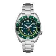 Seiko Prospex Solar GMT Diver's 45mm Green Dial Stainless Steel Watch SFK003