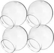 4pcs Snow Globe Kit Empty Glass Dome for Crafts Winter Decor and Home Display Engaging Project for Family Fun and Creative Design for Globes and Unique Decorations