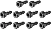 uxcell M3x8mm 12.9 Alloy Steel Screw Cap Point Hex Socket Screws Bolts 100Pcs