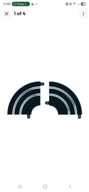 Scalextric Sport Track Radius 1 Hairpin Curve 90° x2 C8201 Brand New Sealed