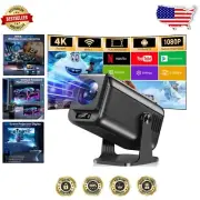 Versatile Mini Projector 1080P with Android 13 & Dual-Band Wi-Fi Connectivity