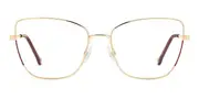 Carolina Herrera HER 0209 6K3 Women’s Glasses Gold Size 56 - Private Health Rebate - Blue Light Block Available