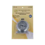 Refrigerator Freezer Thermometer Large Dial Silver