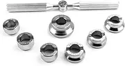 [Franc Moody] Watch Back Remover Tool, 5537 Watch Tool, Watch Opener Tool, Watch Case Opener, Watch Repair Tools Case Back Opener Closer Removal Tool Kit, Silvery