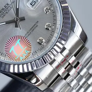 直購#ROLEX 勞力士 男錶 日誌型系列 自動機械 鋼間金 日期顯示 手錶 白盤鑲鑽116234