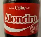 Share A Coke With Alondra 2025 Personalized Gift Coca-Cola Coke Bottle