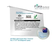Fits 11 ~ 12 inch Laptop | Fiara Anti Blue Light Screen Protector / Filter