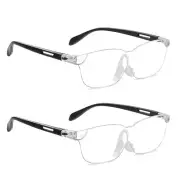 OKH 160% Magnifying Glasses Wearable Magnifier Hands-free for Close Work Read