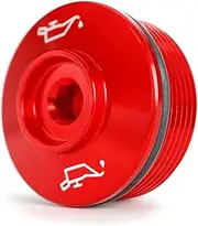 IEDZCUMC Engine Oil Filler Cap Plug M34*1.5 Compatible with BMW R1200GS R 1200 GS Adv Adventure R1250GS R 1250 GS HP R1250 R Nine T R NINET Pure(Red)