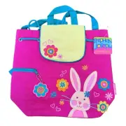 Stephen Joseph Quilted Backpack Bag Pink Bunny Kids Children