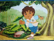 Wall Wallpaper Border Go Diego Monkey Boy Forest Jungle Self Adhesive Peel Stick
