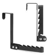 FYY Over The Door Hooks Hanger, 2 Pack Collapsible Folding Over The Door Orga...