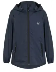 MAC IN A SAC CHILDS WATERPROOF PACKABLE RAIN JACKET COAT ~ 2-4 YRS ~ NAVY BLUE