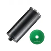 VEVOR Core Drill Bit, 4.25" Wet/Dry Diamond Core Drill Bits for Brick and Block, Concrete Core Drill Bit with Pilot Bit Adapter and Saw Blade, 9.5" Dr