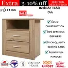 Artiss Bedside Tables Drawers Storage Cabinet Shelf Side End Table Wooden Oak