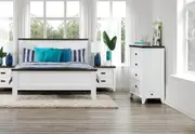 LE FRANSCHHOEK 6 Drawer Dresser with Mirror