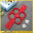 Silicone 4 Hole DIY Pancake Maker Bake Cake Mold Mini Egg Tools (Flower) *AU