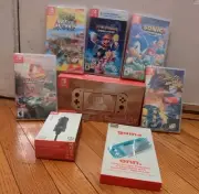 Nintendo Switch Lite Legend of Zelda Hyrule Limited Edition Console Bundle New