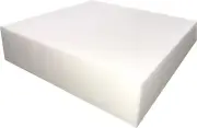 High-Density Upholstery Foam Cushion - 5" Thick, 24" Square - Durable Comfort