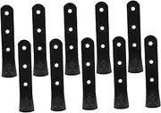 CANIGHT 10pcs Heavy Duty Brackets Thick Right Angle Brackets for Shelves Maximum Load for DIY Projects and Furniture Assembly