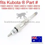 fits 1 x Kubota Glow Plug 15694-65512 B6200D B6200E B6200HSTD B6200HSTE B7100E