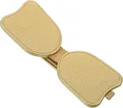 MUCKLILY Car Sunglasses Clip Clothes Hangers Truck Accessories Cars Visor Card Holder Sunglasses Clip for Car Sunglasses Case for Car Pen Holder for Car Eyeglasses for Car Leather Golden