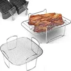 Rust-proof Oven Grilling Self Stackable Air Fry Basket Kitchen