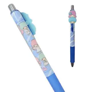 【小禮堂】三麗鷗 矽膠造型原子筆 0.5mm Kitty 美樂蒂 雙子星(平輸品)