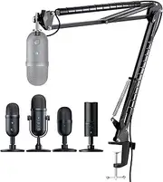 Mic Boom Arm for Razer Seiren V2 X Microphone - Adjustable Mic Arm Compatible with Razer Seiren V2 Pro, Seiren Mini and Seiren X, Mic Stand Great for Streaming, Gaming, Podcast by YOUSHARES