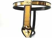 HCUDFN Stainless steel invisible chastity belt metal underwear chastity device bondage sex toys for women couples(Waist 60~90cm)