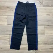 Club Monaco Womens Ryanne CB Wool Blend Pants Size 00P Black Side Stripes
