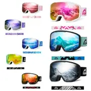 STOMP Ski/Snowboarding Goggles 100% UV400 Protection Replaceable Lens/Straps