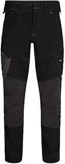 [FE Engel] Men's X-treme Stretch Work Utility Pants, Black, 20