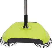 [BUTIFULSIC] 3 1 Push Sweeper Carpet Broom Push Broom Carpet Sweeper Manual Push Floor Sweeper Broom and Dustpan Lazy Vaccum Mop Hand Sweeper and Pan to Rotate Household Cleaning Machine