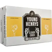 Young Henrys Cloudy Cider Cans Carton 24x375ml