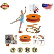 Portable Dance Stretching Disc and Flexibility Strap for Gymnasts & Cheerleaders