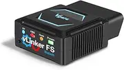 Vgate vLinker FS Bluetooth OBD2 Diagnostic Device OBD2 Bluetooth Adapter for iOS Android & Windows
