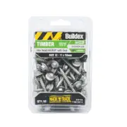 Buildex 12-11 x 50mm Climaseal Hex Head With Seal Timber Screws - 50 Pack