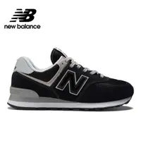 在飛比找PChome24h購物優惠-[New Balance復古鞋_中性_黑色_ML574EVB