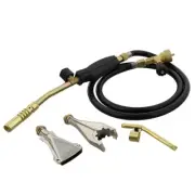 Adjustable Propane BLOW TORCH KIT 44" extension Hose 3 burners brazing soldering
