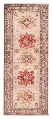 Vintage Hand-Knotted Area Rug 2'8" x 6'5" Traditional Wool Carpet