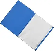 Document Folder Organizer with Plastic Sleeves for Art Projects Drawings Reports Lightweight and Portable Presentation Book for School Office Business Blue