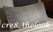 SHERIDAN ATTICUS STANDARD PILLOWCASES IN SMOKE - BRAND NEW -