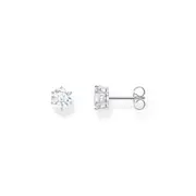 THOMAS SABO Ear studs with white zirconia in brilliant cut