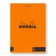 法國RHODIA Le R 上掀式騎馬釘橫線筆記本/ A7/ Orange/ Lined