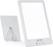 Comenzar Sun Lamp LED White Warm Sad Lamp UV Free 2000-12000 Lux Gradient Brightness Therapy Lamp Timer Function and Touch Control for Home Office Use