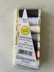 Gutermann Sew-All Polyester Thread Set - 7 Spools-Basic New