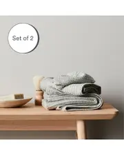 ettitude Waffle Bath Sheet